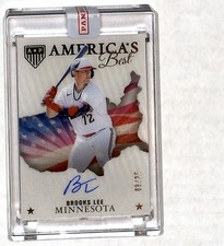 2023 America's Pastime Best Brooks Lee Auto /25 #AB-BL picture