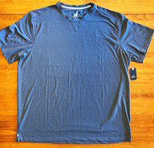 johnnie-O Featherweight Men's Crew Neck Short Sleeve T-Shirt Blue XL Stretch NEW picture
