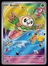 Rowlet MEP 043 First Partner Illustration Rare Promo Pokemon 30th Anniversary NM picture