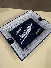 Breitling 1884 Airplane Ceramic Cigar Ashtray Mint Unused w/ Original Box Rare picture