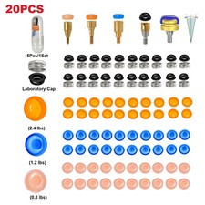 US 20Pcs Dental Overdenture Locator Implant Abutment Retention Cap Inserts Set picture