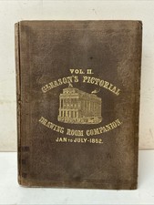 Cloth Front 1852 Vol II Jan-June Gleason’s Pictorial Drawing Room Companion #2 picture
