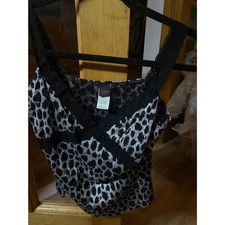 Vintage Deadstock (Acacia USA) Sparkly Leopard Cami - Size L picture