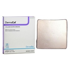 DermaCol Collagen Dressing, Square, White, 4 x 4 Inches, Sterile, 10 Ct, 00303E picture