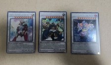 Yuigoh 3x Nordic Gods AESIR Set/Odin Thor Loki SECRET RARE SET/1ST Ed/ NM/MINT picture