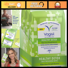 All-Purpose Feminine Wipes, Detox & Cleanse, Essential Oils, 20 Wipes, Pack of 2 picture