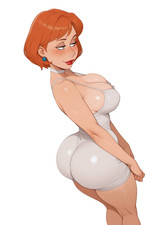 Lois Griffin Family Guy Waifu Weatherproof Anime Sticker 6