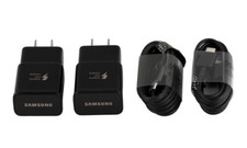 Samsung Fast OEM Charger with USB Type C Cables Galaxy S8 S8+ Note 8 S9 Plus 2pk picture