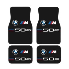 4 Piece BMW Car Front & Rear Floor Mat Set Non-Slip Carpet Mats picture