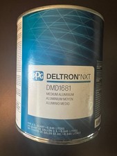 Dmd1681 PPG Refinish Deltron 1 Quart Medium Aluminum  picture