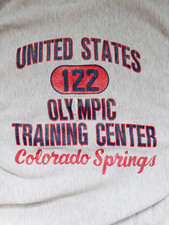 1980s Champion RARE USA Olympic Training Center Vintage Reverse Weave THRASHED  picture