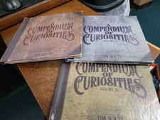 A Compendium of Curiosities By Tim Holtz Volumes I II & III Set + Autograph picture