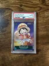 2023 ONE PIECE 1ST ANNIVERSARY TOURNAMENT #037 MONKEY D. LUFFY PSA 10 picture