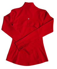 💋 SUPER RARE LULULEMON SZ 4 DEFINE JACKET DARK RED LUON BACK TO SCHOOL SALE💋 picture