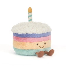  Amuseables Rainbow Jellycat Birthday Cake NWT- FAST SHIP picture