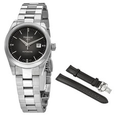 Tissot Ladies T-My Lady Automatic Diamond Anthracite Watch - T1320071106600 NEW picture