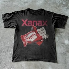 Boss xanax bar graphic retro funny parody movie tshirt_ vintage movie tshirt picture