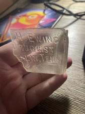 Super Rare 1800s Franklin, Tennessee Medicine Bottle Fragment picture