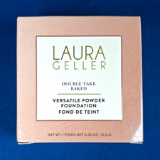 Laura Geller Double Take Baked Powder Foundation Porcelain Matte 0.35 oz picture