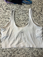 Lululemon Align Tank Top Lot of 2 Size 14 White & Mint Green picture
