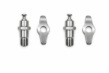 1965-1970 Chevy Impala Front Drum Brake Anchor Bolt Pin w Butterfly Guide Plate picture