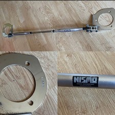 NISMO OLD LOGO STRUT TOWER BAR BRACE R31 SKYLINE GTS RARE HKS CUSCO JDM WHEEL picture