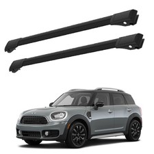 Mini Countryman F60 Since 2017 for Roof Rack Cross Bars Black Raised Rails picture
