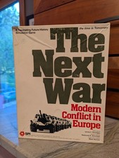 SPI Boxed Wargame Next War Box VG/VG+ punched and sorted with trays picture