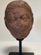 Antique Ancient Egypt Sculpture Carving Large 7” Stone Statue Icon Relic Old picture