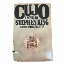 Stephen King Cujo 1981 Viking Hardcover Book Club Edition Dust Jacket Horror picture