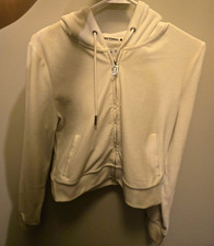 Juicy Couture Women's White Big Bling Jacket, M Size picture