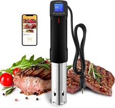 Inkbird ISV-100W 1000 Watt Sous Vide, Wifi Enabled, 14 Preset Recipes, App Ready picture