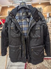 Belstaff Pathmaster Down Parka Fur Hood Euro 56 BNWT  picture