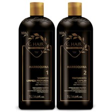 GHAIR Moroccan Capillary Smoothing Keratin Treatment - Kit 2x1L picture