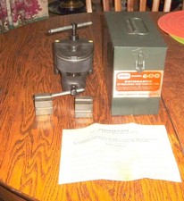 PAPCO #600 Flaring Tool Set 4 Dies Case Instructions Roto-Master Vtg picture
