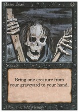 Magic the Gathering MTG Raise Dead (124) Revised Edition   LP picture