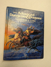 TSR Advanced Dungeons & Dragons Legends & Lore Hardcover 1984 picture