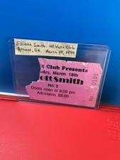 ELLIOTT SMITH Athens GA Show Concert Ticket Stub March 18, 1999 - 40 Watt Club  picture