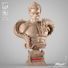 Frank Dux Bloodsport Resin Sculpture Statue Model Kit Unpainted/Unassembled picture