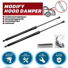 Hood Struts for Mitsubishi Triton L200 (LC/MV) 2023-on Gas Dampers Lift Supports picture