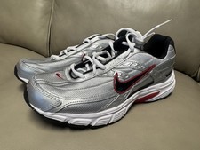 Size 10 - Nike Initiator Metallic Silver Red picture