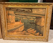 Vintage Artagraph 3D Textured Vincent Van Gogh Framed Painting (#021) picture
