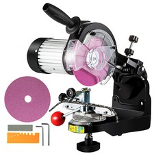VEVOR 230W Chainsaw Sharpener Grinder w/ Wheels 1/8”&3/16” Sharpener 110V picture