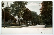 Vintage 1907 Litho Postcard Lake Avenue Rochester NY Divided Back picture