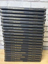 Time Life Books The Seafarers Set Of 20 Mint Faux Leather Vintage picture