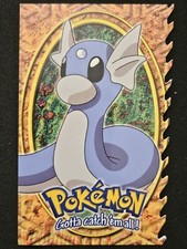ERROR CRIMP Dratini Die-Cut 10 of 12 Topps Movie Edition Blue Label Pokémon MP picture