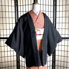 Vintage Japanese Kimono 5-Piece Set – Haori, Kimono, Nagoya Obi & Accessories picture