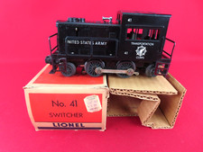 Lionel Postwar 41 US Army Transportation Corps Switcher - Runs Great - Boxed picture