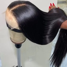 300% Density HD Lace Front Wig 13x4 13x6 5x5 Glueless Straight Human Wig 16-35 i picture