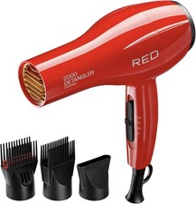 Kiss Products Red Detangler Dryer Plus 3 Attachments, 1.75 Pound picture